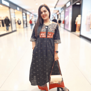 Midnight Grace Kurta Set